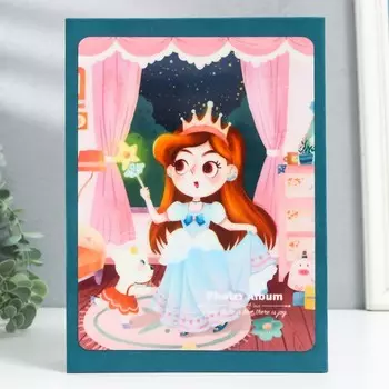 Фотоальбом на 200 фото 10х15 см "Малышка-принцесса" 26х19х5 см