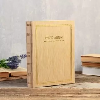 Фотоальбом на 200 фото 13х18 см "Джинсовый" в коробке МИКС 29,5х23,5х5,5 см