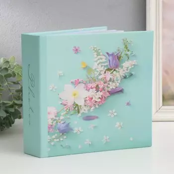 Фотоальбом на 200 фото "Цветы" 10х15 см