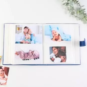 Фотоальбом на 200 фото, кожзам обложка «Наше чудо»