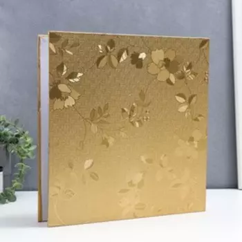 Фотоальбом на 400 фото 10х15 см "Цветы" кожзам 35х33х6 см