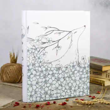 Фотоальбом на 400 фото 9х13 см "Цветочный олень" в коробке