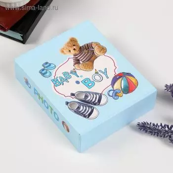 Фотоальбом на 40 фото 10х15 см "Детские вещи" в коробке МИКС 17х14х4,5 см