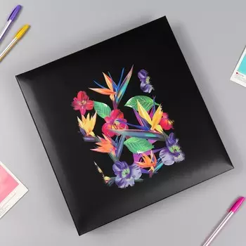 Фотоальбом на 500 фото "Цветы" 10х15 см