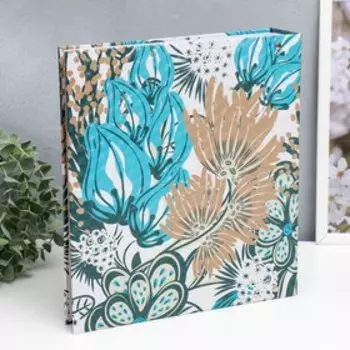 Фотоальбом на 50 магнитных листов 23х28 см "Узоры" 3D эффект