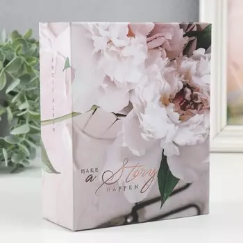 Фотоальбом "Розовый цветок" 100ф 10X15см,