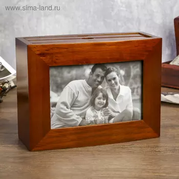 Фотоархив дерево на 48 фото 10х15 см+ 2 рамки 10х15 см "Раритет" коричн. 16,7х8х20,3 см