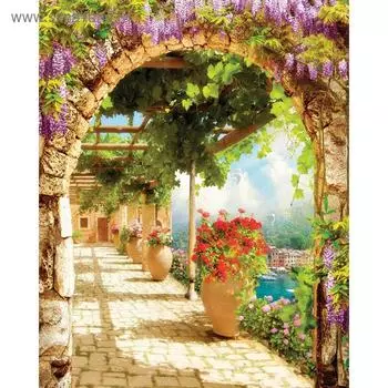 Фотобаннер, 200 250 см, с фотопечатью, люверсы шаг 1 м, «Виноградник», Greengo