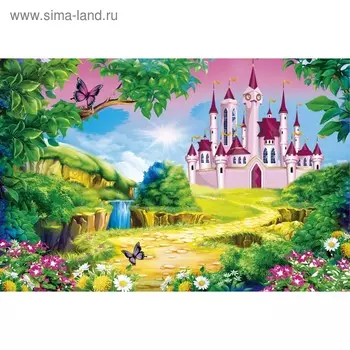 Фотобаннер, 250200 см, с фотопечатью, люверсы шаг 1 м, «Сказочный замок», Greengo