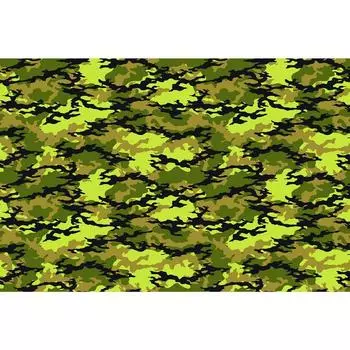 Баннер на забор, 250200 см, с фотопечатью, люверсы шаг 1 м, «Камуфляж салатовый», Greengo