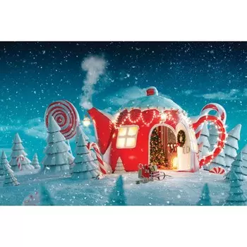 Фотобаннер, 300 200 см, с фотопечатью, «Чайный домик», Greengo