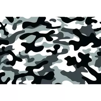 Баннер на забор, 300200 см, с фотопечатью, люверсы шаг 1 м, «Камуфляж 3», Greengo