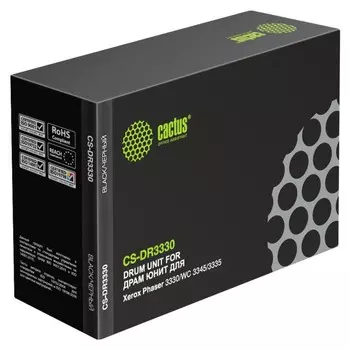 Фотобарабан Cactus CS-DR3330 101R00555, для Xerox Ph3330/WC3345/3335, 30000 страниц, цвет чёрный