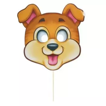 Фотобутафория «Собака», маска на палочке