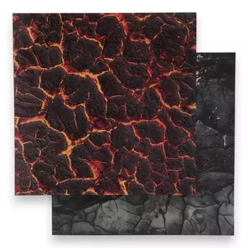 Фотофон для съёмок, двусторонний, картон, плотность 350 г «Огонь», 5050 см