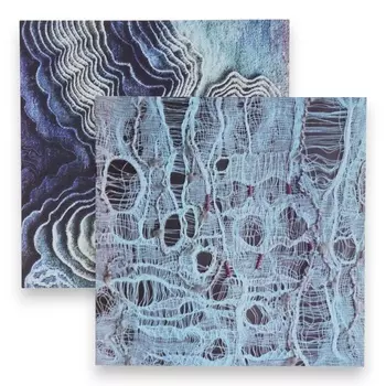 Фотофон для съёмок, двусторонний, картон, плотность 350 г «Ткань плетение», 5050 см