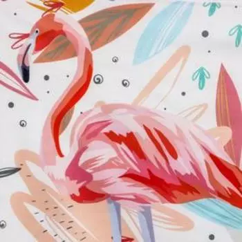 Фотофон полиэстер "Розовый фламинго" 70х100 см