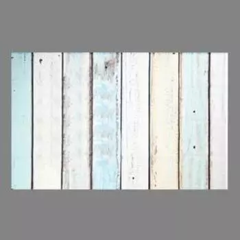 Фотофон винил "Бело-голубые доски" 80х125 см