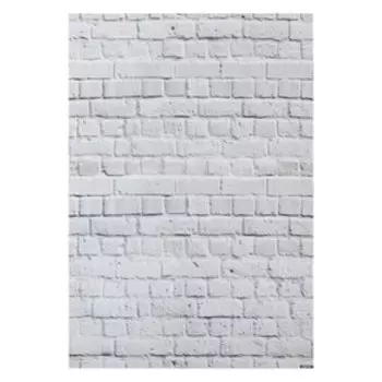 Фотофон для съёмок, винил «Белый кирпич», 80125 см