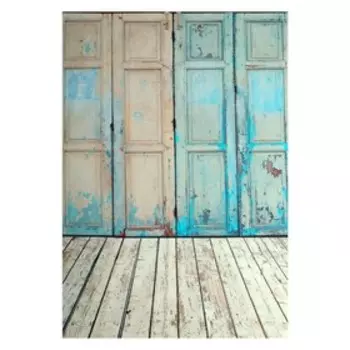 Фотофон винил "Двери" стена+пол 210х150 см
