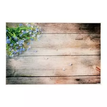 Фотофон для съёмок, винил «Незабудки на досках», 80125 см