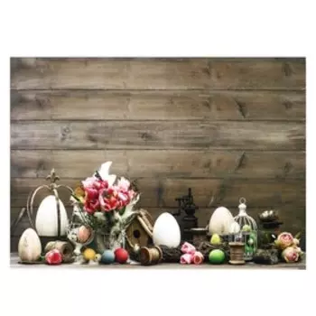 Фотофон винил "Пасхальный стол" 80х125 см