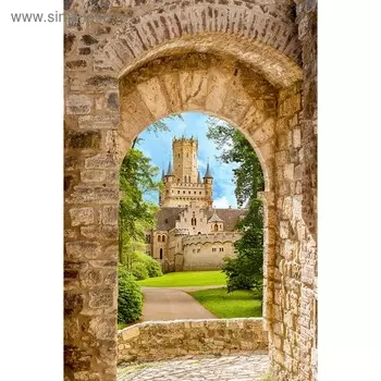 Фотообои Арка у замка 1,8*2,7 (из 2 листов)