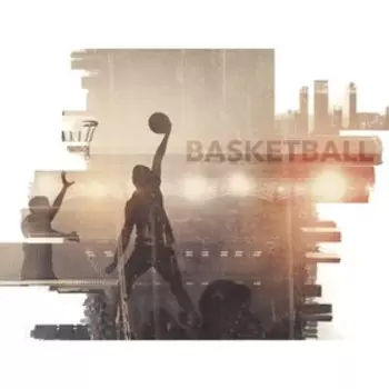 Фотообои Баскетбол 3.6*2,7 (из 4 листов)