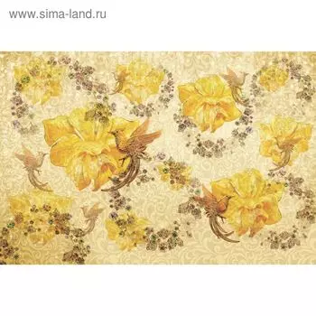 Фотообои "Цветочный танец" M 455 (4 полотна), 400х270 см