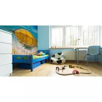 Фотообои "Дирижабль" (состоит из 3 частей), 2,7 х 2,7м