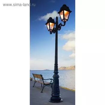 Фотообои "Фонарь у моря" С-038 (1 полотно), 95x220 см