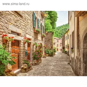 Фотообои Итальянская улица 3.6*2,7 (из 4 листов)