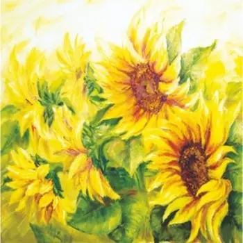 Фотообои К-148 "Подсолнухи", 210*200 см