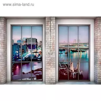 Фотообои Komar XXL4-017 на флизелиновой основе Лофт 3,68x2,48 м (состоит из 4 частей)