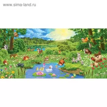 Фотообои Лесная жизнь ЛЮКС 2,91х1,36 м м (из 6 листов)