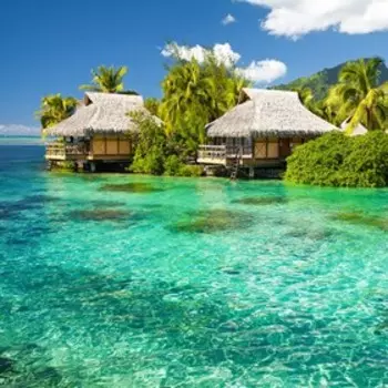 Фотообои Мальдивы 2,7*2,7 (из 3 листов)