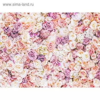 Фотообои Moda Interio, Flizelini F3016-4 Розовый аромат (4 полотна), 3,6*2,7м