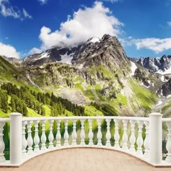 фотообои на флизелиновой основе Moda Interio 3-125 Вид на озеро 2,7x2,7м