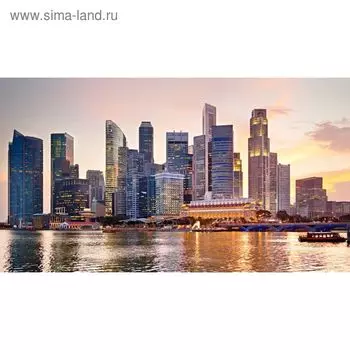 Фотообои "Ночной город" 2-А-269 (1 полотно), 270x150 см