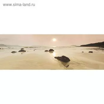 Фотообои "Отлив на закате" 3-А-320 (1 полотно), 440x150 см