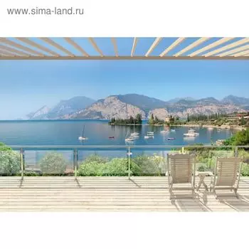 Фотообои Озеро Гарда ЛЮКС 2,91х2,04 м (из 9 листов)