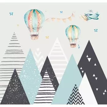 Фотообои «Скандинавские горы», 6 листов, 210200 см