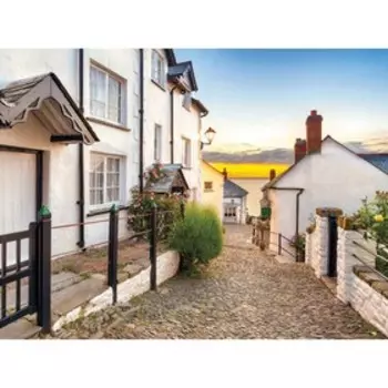 Фотообои Улица в Девоне 3.6*2,7 (из 4 листов)
