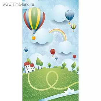 Фотообои "Воздушные шары" 1-А-166 (1 полотно), 150х270 см