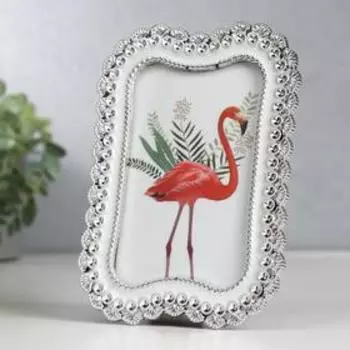 Фоторамка 10х15 см "Веера" с белым 18,8х13,5 см