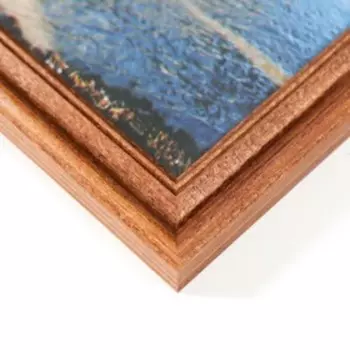 Фоторамка 18х24 (3N78) орех ( пластиковый экран)