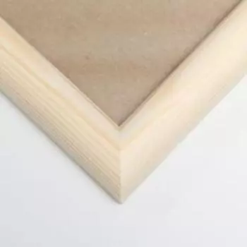 Фоторамка 20х20 см белое дерево № 5