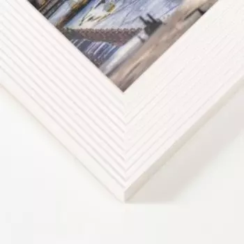 Фоторамка 21х30 см (5N92) белый (пластиковый экран)