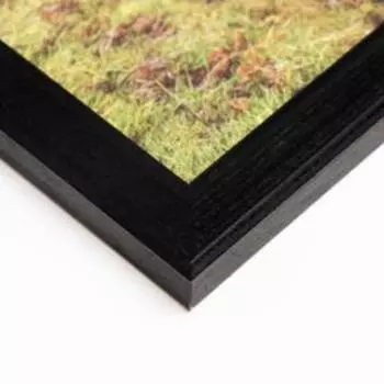 Фоторамка 21х30 см (7N92) чёрный (пластиковый экран)