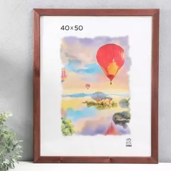 Фоторамка 40х50 см № 13 дерево (пластиковый экран)